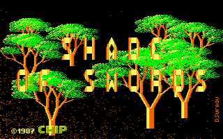 Inquisitor: Shade of Swords (Amstrad CPC) screenshot: Loading screen.