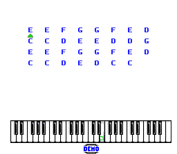 The Miracle Piano Teaching System (Genesis) screenshot: Demo
