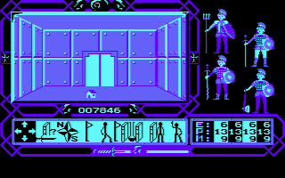 Inquisitor: Shade of Swords (Amstrad CPC) screenshot: What does this tiny house mean?