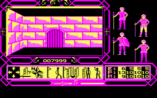 Inquisitor: Shade of Swords (Amstrad CPC) screenshot: The third floor.