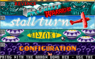 Pinball Arcade (DOS) screenshot: Menu Part 3