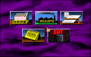 Pinball Arcade (DOS) screenshot: History of Pinball, Main Menu