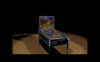 Pinball Arcade (DOS) screenshot: Stell Wheels, 3D Intro