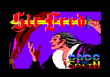 Sir Fred (Amstrad CPC) screenshot: Loading screen