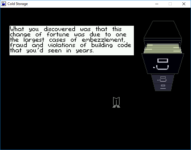 Cold Storage (Windows) screenshot: Discovering the machinations