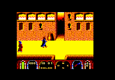 Tuareg (Amstrad CPC) screenshot: Starting location