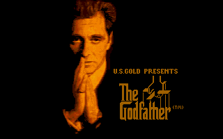 The Godfather (DOS) screenshot: Title screen