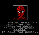 Spider-Man: Return of the Sinister Six (Game Gear) screenshot: Game intro.