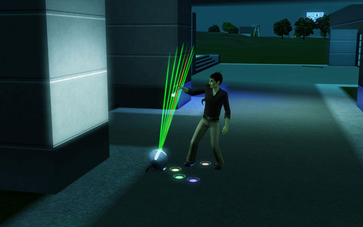 The Sims 3: Into the Future (Windows) screenshot: I'm being serenaded by a zombie...