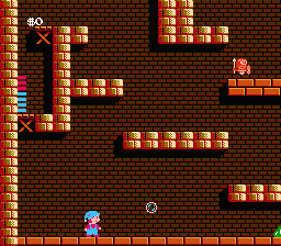 Milon's Secret Castle (NES) screenshot: Entering a level