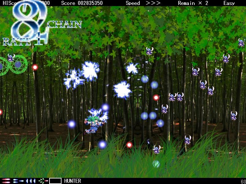 Thunder Faith (Windows) screenshot: More fairies