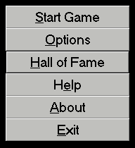 Brainstorm (Windows) screenshot: Main menu