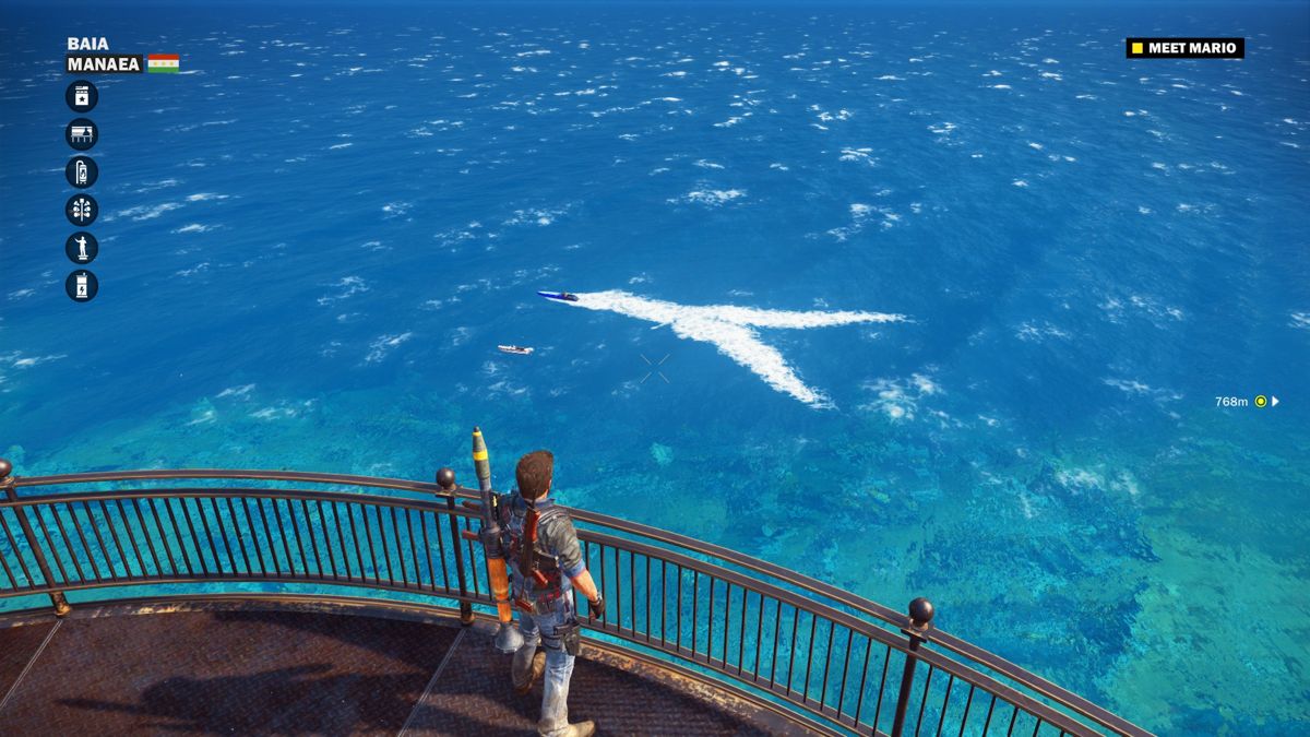 Just Cause 3 (Windows) screenshot: The ocean looks so inviting