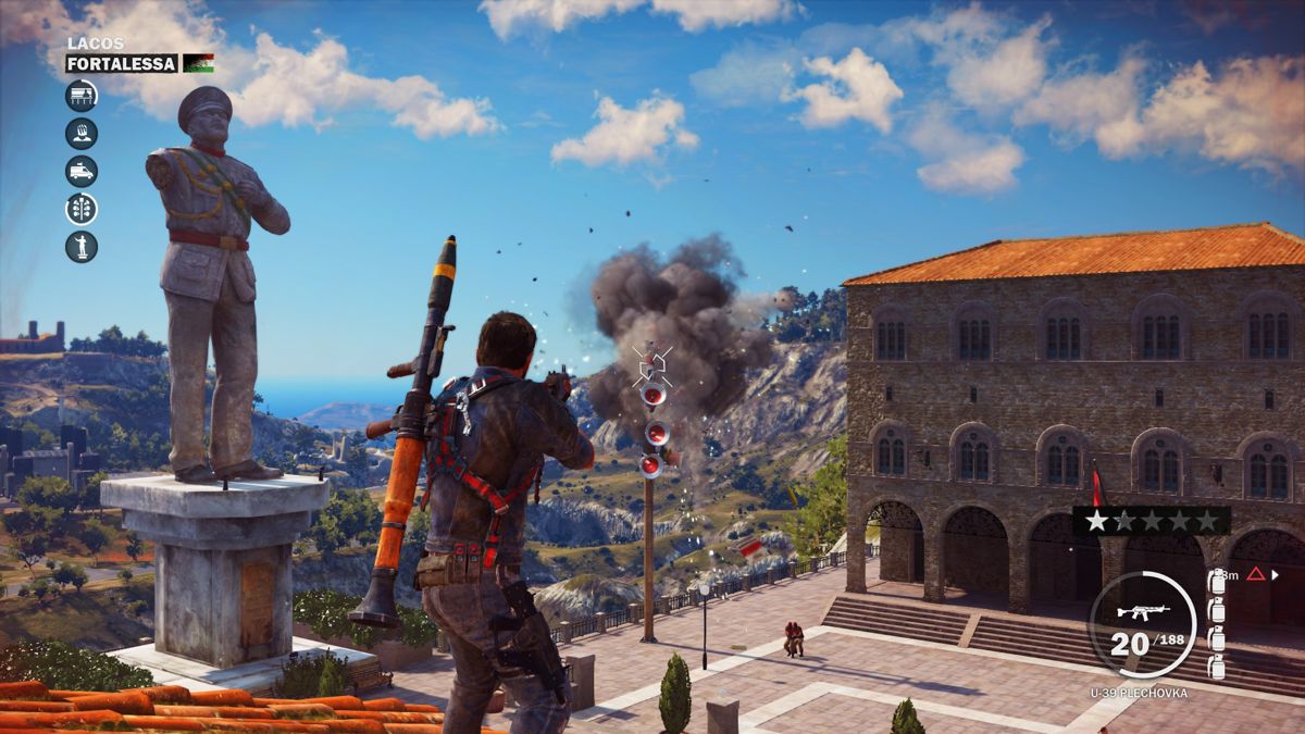 Just Cause 3 (Windows) screenshot: That speaker system is history