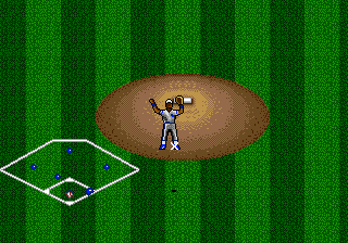 R.B.I. Baseball '93 (Genesis) screenshot: An easy out