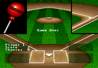 R.B.I. Baseball '93 (Genesis) screenshot: Game over