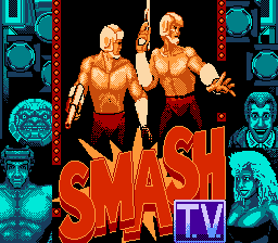 Smash T.V. (NES) screenshot: Title
