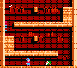 Milon's Secret Castle (NES) screenshot: Nice to meet you, I'm sure
