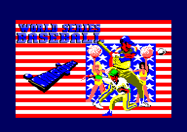 The Slugger (Amstrad CPC) screenshot: Title screen