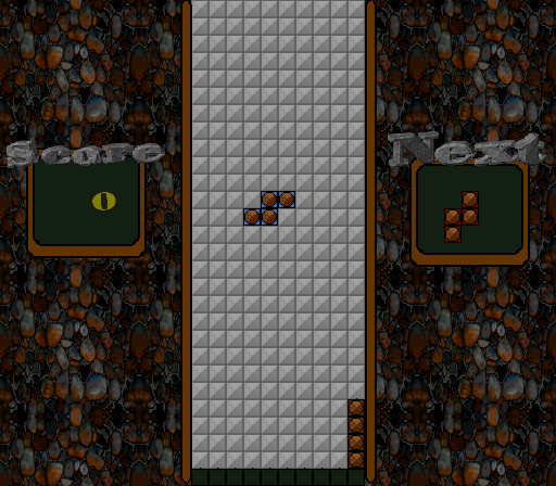 QuakeBlox (Windows) screenshot: Well, it's <i>Tetris</i>