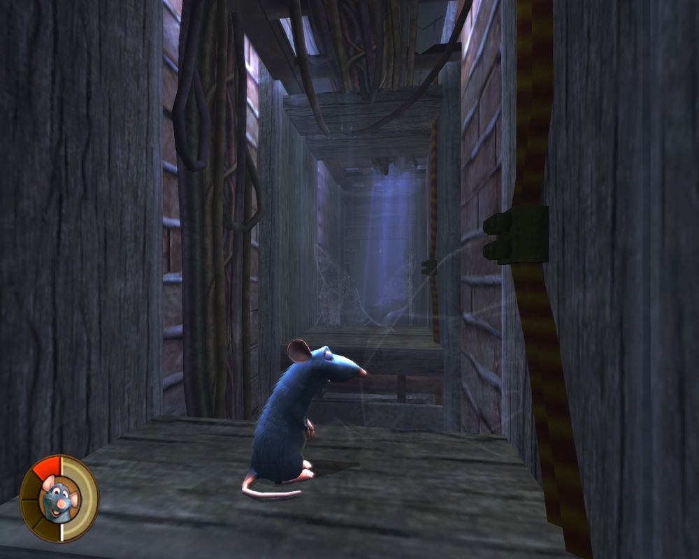 Disney•Pixar Ratatouille (Windows) screenshot: Exploring and looking for an exit