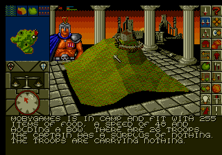 PowerMonger (Genesis) screenshot: Starting out