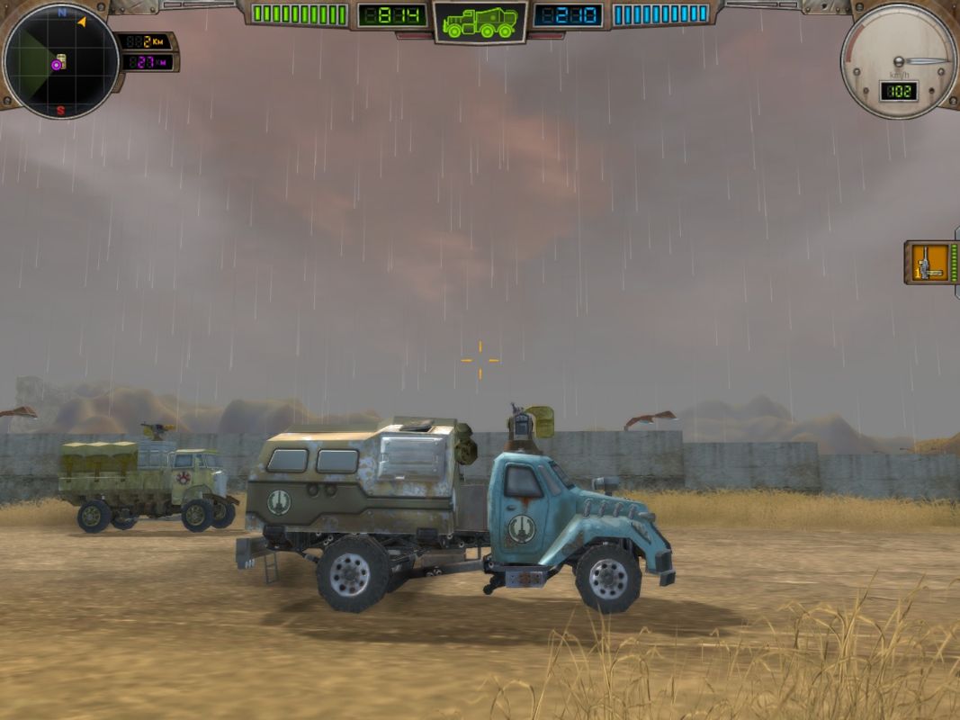 Hard Truck: Apocalypse (Windows) screenshot: Truck racing!