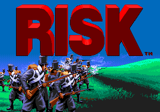 Risk: Parker Brothers' World Conquest Game (Genesis) screenshot: Title screen
