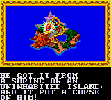 Deep Duck Trouble starring Donald Duck (Game Gear) screenshot: Oh well, seems we got to return it, then... and so the story begins.