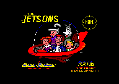 Jetsons: The Computer Game (Amstrad CPC) screenshot: Loading screen