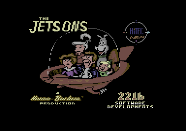 Jetsons: The Computer Game (Commodore 64) screenshot: Loading screen