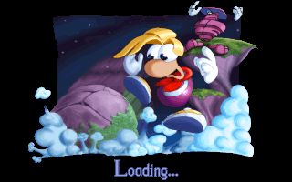 Rayman Compilation (Windows) screenshot: Loading screen (Rayman)