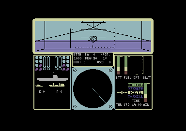 Ocean Conqueror (Commodore 64) screenshot: BOOM! I hit.