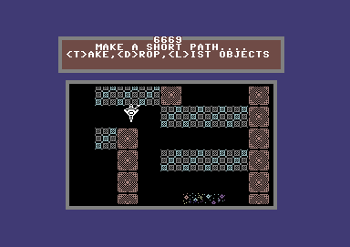 Jackle & Wide (Commodore 64) screenshot: Another part of the park.