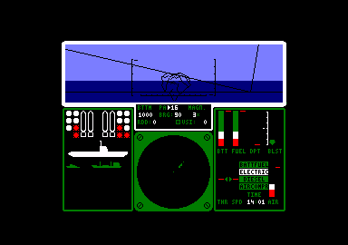 Ocean Conqueror (Amstrad CPC) screenshot: BOOM! I hit.