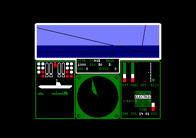 Ocean Conqueror (Amstrad CPC) screenshot: Firing a torpedo.