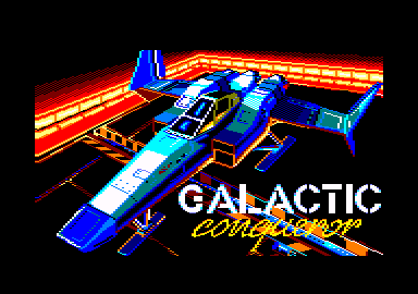 Galactic Conqueror (Amstrad CPC) screenshot: Loading screen