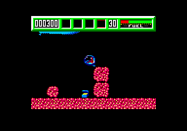 Jaws (Amstrad CPC) screenshot: When you kill enemies, you get treasure chests..