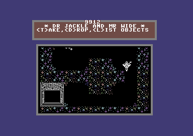 Jackle & Wide (Commodore 64) screenshot: Starting location