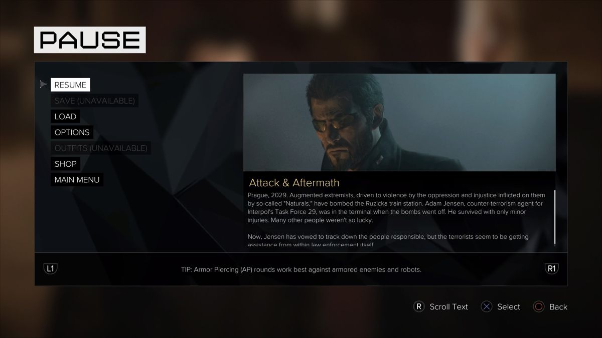 Screenshot of Deus Ex: Mankind Divided - Augmented Covert Agent Pack ...