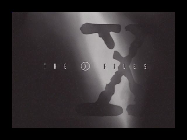 The X-Files Game (Windows) screenshot: Title screen (from intro)