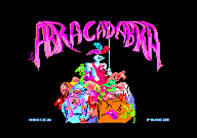 Abracadabra (Amstrad CPC) screenshot: Loading screen
