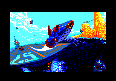 Carrier Command (Amstrad CPC) screenshot: Title screen