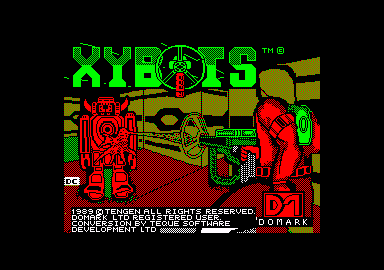 Xybots (Amstrad CPC) screenshot: Loading screen
