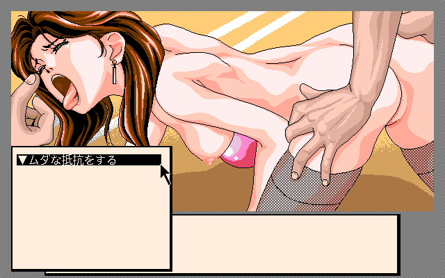Akiko Premium Version (PC-98) screenshot: There is only one choice here :)