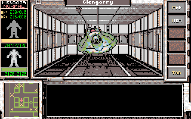 Starfire (PC-98) screenshot: Enemy floaters