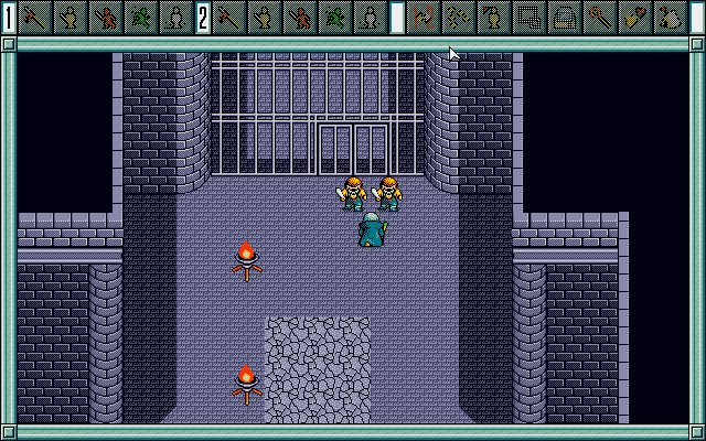 First Queen IV (PC-98) screenshot: Ares is thrown into prison