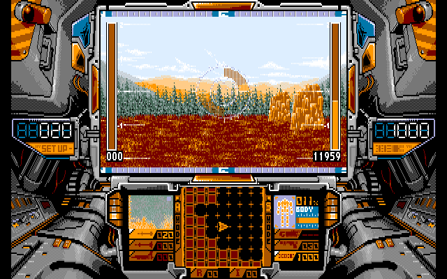 Elm Knight (PC-98) screenshot: Starting location: outside of a cave