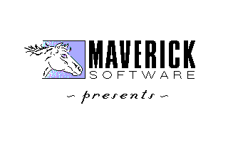 Schoolhouse (DOS) screenshot: Maverick Software presents...