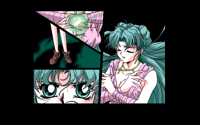 Mime (PC-98) screenshot: PC-98 game without pretty girls? Impossible!